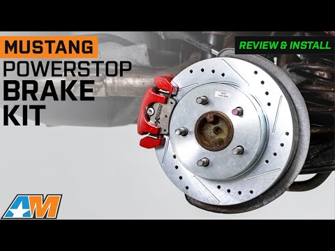 1999-2002 Mustang PowerStop Z26 Street Warrior Brake Rotor Review & Install