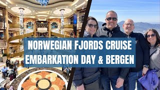 Norwegian Fjords Cruise Episode 1: Sky Princess Embarkation Day & Bergen