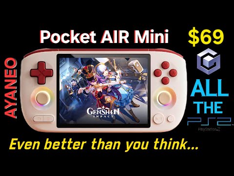 Máy chơi game cầm tay AYANEO Pocket Air Mini - Thiết kế phong cách Retro, chơi game giả lập