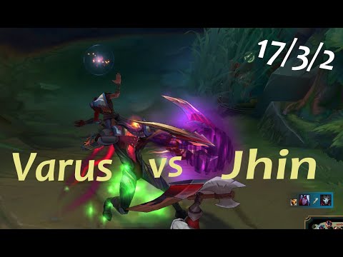 PtA Varus vs Jhin - Punishing Common ADC Mistakes as Varus | Eisuke