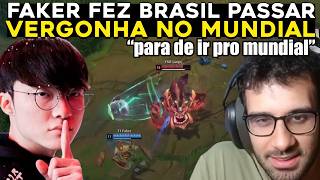 FAKER STOMPANDO O BRASIL NO MUNDIAL, FILIPOPPY IMORTAL - RENECRODILO LEAGUE OF LEGENDS