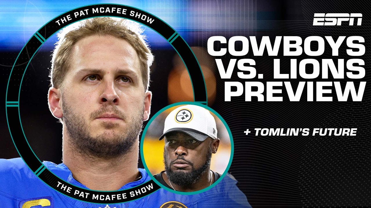 A CRUCIAL CLASH 💥 Keys to Cowboys vs. Lions 🔑 + Mike Tomlin gets BOOED by fans 👀 | Best of McAfee