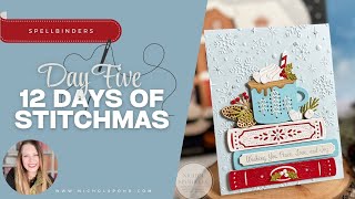 STITCHMAS Fun Starts Here with Stitched Mug and Book Scene