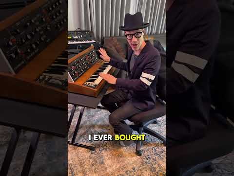 The very first synth I ever bought was the Mini Moog 🎹#synth #moog #minimoog #analog