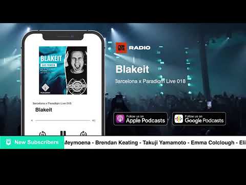 Techno DJ Mix Set by Blakeit - Studio Mix from Castelldefels, Barcelona x Paradigm Live 018