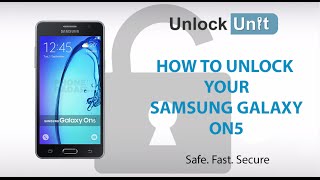 HOW TO UNLOCK Samsung Galaxy On5