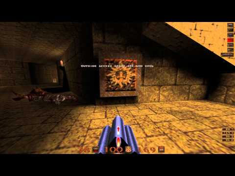 Quake Mission Pack: 2 Dissolution of Eternity - R2M5 Wizard's Keep - All Secrets - 1080p 60fps