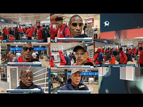 OnewsSports.Football. Arrival of the AS Gosier players at Orly to face Lorient.