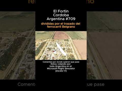 El Fortin, Cordoba desde el Microsoft Flight Simulator #elfortin #cordoba #msfs #joaha45 #argentina