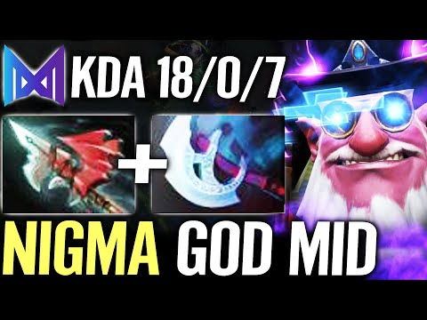 🔥 NIGMA 100% GOD SNIPER MID — Sumail KDA 18/0/7 Hurricane Pike + Manta GOSU META Dota 2 Pro
