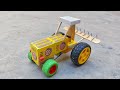 How To Make A Tractor At Home Matchbox Tractor Diy Electric Tractor Mini Tractor Cultivator