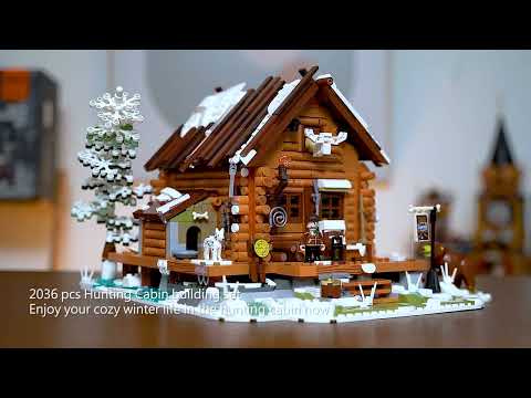 Vidéo Lumibricks Retro House F9018 : Cabane de chasse
