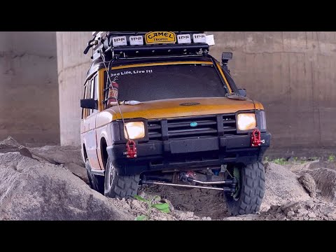 1/10 Scale GMADE GS01 CAMEL TROPHY DISCOVERY 1 DC1| TRX4 NEW BRONCO Off-road Driving 4X4 RC Car