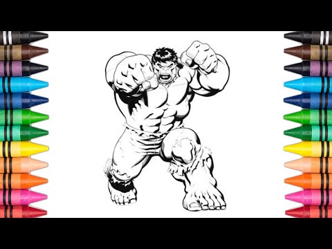 HULK Coloring Page #151 - Robin Hustin x TobiMorrow - Light It Up (feat. Jex) [NCS Release]