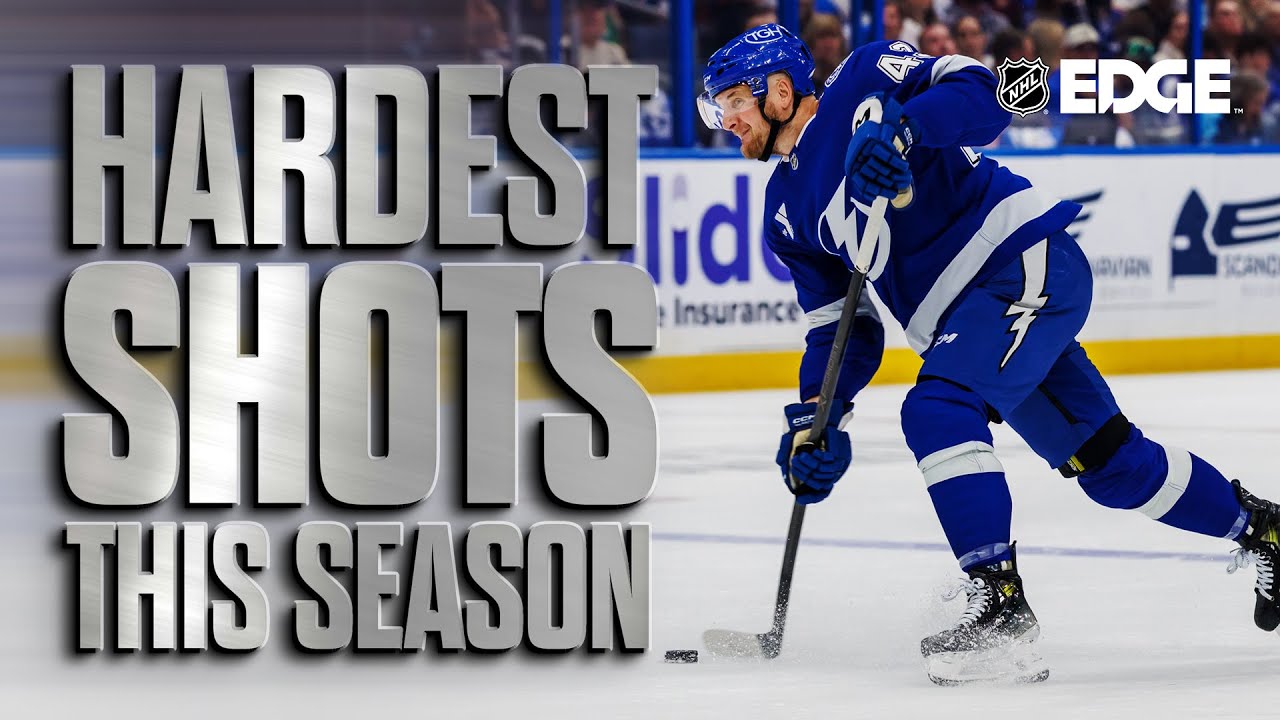 Top 10 HARDEST SHOT Goals of the Season ... So Far