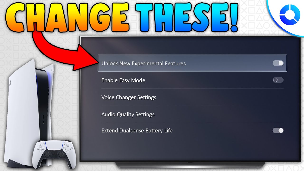 Change These PS5 Settings NOW!