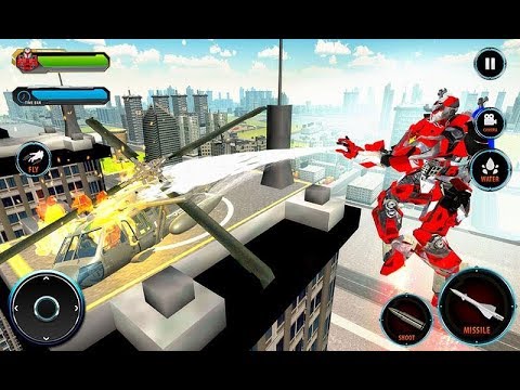 Flying Robot FireFighter Futuristic Transformation (By The Game Feast) Android Gameplay HD