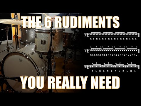 The 6 Rudiments you really need - Daily Drum Lesson