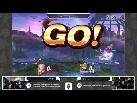 S4@GU 5-10 (Winner's Bracket): FS DTD (DK) vs Okami (Zelda)