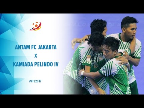 Antam FC Jakarta Vs Kamiada Pelindo IV - Highlight Pro Futsal League 2017