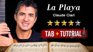 La Playa by Claude Ciari | Fingerstyle guitar tutorial + Sheet & Tab