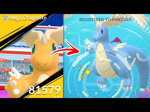 *NEW* Mega DRAGONITE in Pokemon GO SUPER MEGA RAID.
