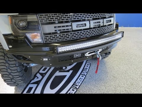 Addictive Desert Designs - 2010-2014 Ford Raptor Race Series R Front Bumper Walk around