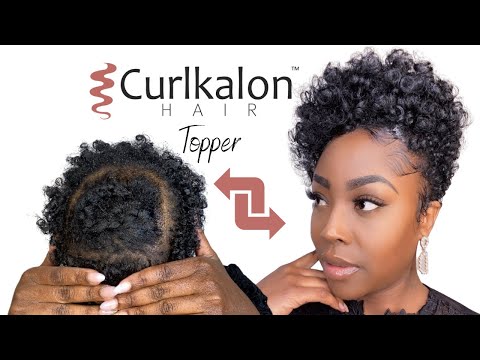 DIY Curlkalon Hair Topper for Tapered Cut | Crown...