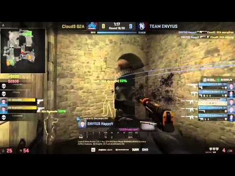 EnvyUS vs Cloud9 I Triple Kills by Happy