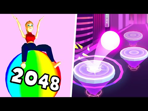 Yoga Bounce Run vs Dancing Ball Fun  - 1⭐Gameplay Walkthrough (Freeplay Mobile)