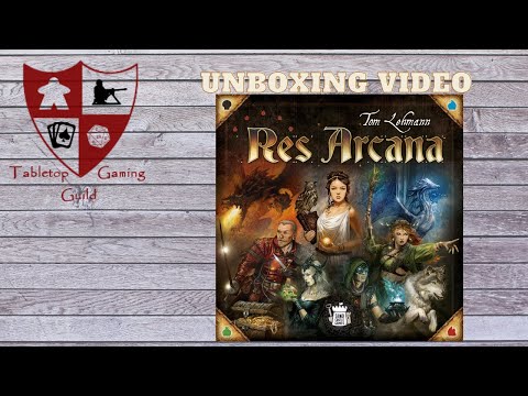 Res Arcana Board Game Unboxing
