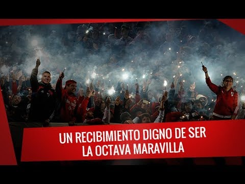 "River vs Wilstermann un recibimiento Monumental" Barra: Los Borrachos del Tablón • Club: River Plate