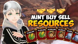 league of kingdom sell resources /min resources /trading