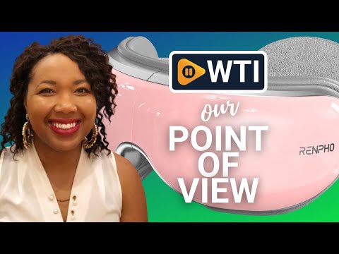 RENPHO Eyeris 1V - Voice Controlled Eye Massager for Migraines - WTI product video review
