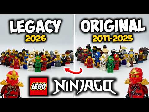Ninjago Legacy (2026) Minifigures vs. Originals (2011-2023) - Which Are Better?