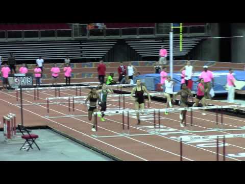 2014 California State Meet Indoor Track - Girls 55m Hurdles Prelims Heat 6