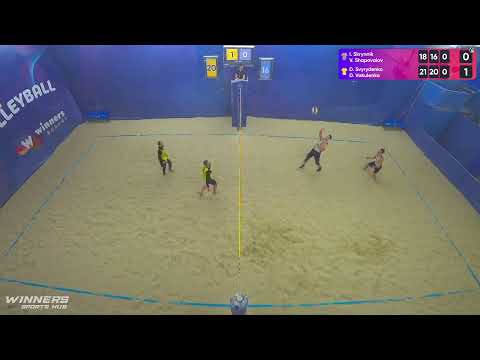 21:00 I. Skrynnik / V. Shapovalov - D. Svyrydenko / D. Vakulenko 13.01.2023 | Winners Beach Volleyba
