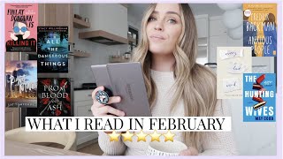 february reading wrap up! talking about all 14 books I read in february *bookish*