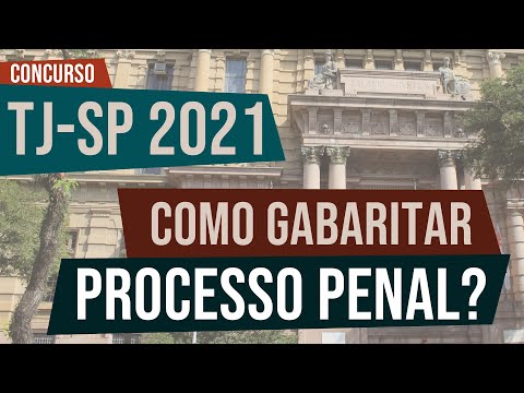 Concurso Escrevente TJSP 2021 Como Estudar Direito Processual Penal