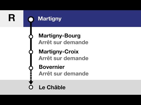 annonces Regionalps » Regio Martigny — Le Châble (2023) | SLBahnen