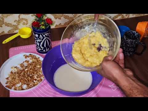 Banana walnut cake Eggles