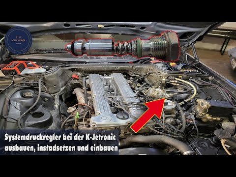 Steuerdruck im Mengenteiler Mercedes R107 W126 W123 K-Jetronic Systemdruckregler
