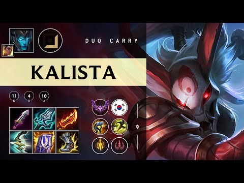 Kalista ADC vs Lucian - KR Master Patch 25.22