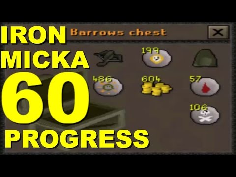 RuneScape: Ironman - Episode 60 - BARROWS GRIND - Iron Micka