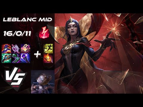 MID LeBlanc vs Orianna - NA Grandmaster Patch 25.22