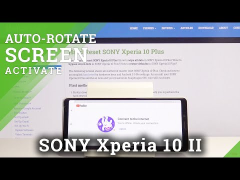 How to Enable Rotate Screen in SONY Xperia 10 II – Auto Rotate