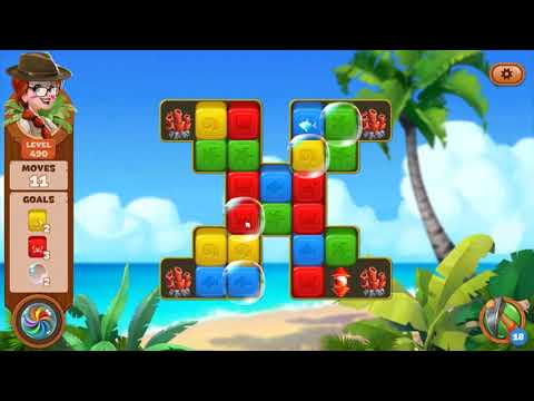 Lost Island: Blast Adventure - Level 490 (No Boosters) HD