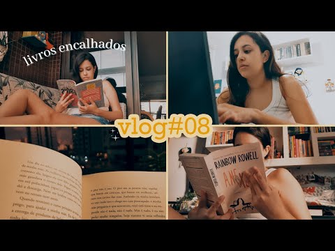 lendo LIVROS ENCALHADOS da estante, me surpreendi! ? | VLOG #08