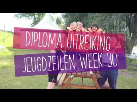Diploma uitreiking Jeugdzeilen week 30  (Created with @Magi
