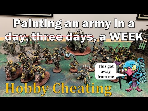Painting an army over a Week - HC 308